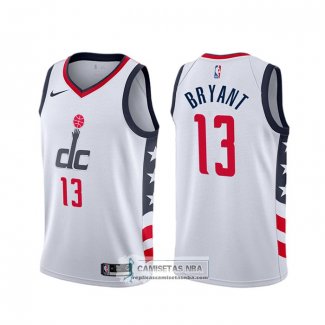 Camiseta Washington Wizards Thomas Bryant Ciudad 2019-20 Blanco