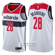 Camiseta Wizards Ian Mahinmi Association 2017-18 Blanco