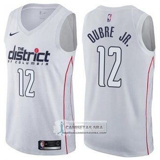 Camiseta Wizards Kelly Oubre Jr. Ciudad 2017-18 Blanco