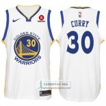 Nike Camiseta Warriors Curry 2017-18 Blanco