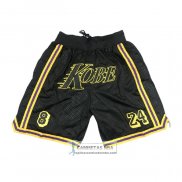 Pantalone Los Angeles Lakers Kobe Bryant Negro