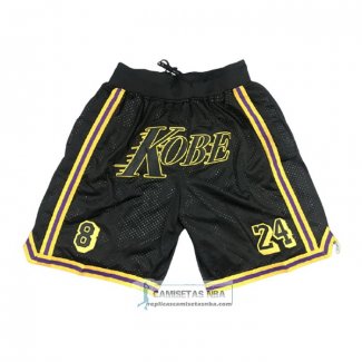 Pantalone Los Angeles Lakers Kobe Bryant Negro