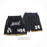 Pantalone Los Angeles Lakers Mitchell & Ness Hardwood Classics Negro