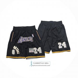 Pantalone Los Angeles Lakers Mitchell & Ness Hardwood Classics Negro