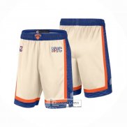 Pantalone New York Knicks Ciudad 2025-26 Crema