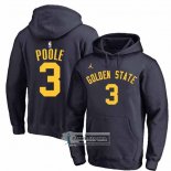 Sudaderas con Capucha Golden State Warriors Jordan Poole Statement 2022-23 Negro