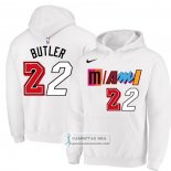 Sudaderas con Capucha Miami Heat Jimmy Butler Ciudad 2022-23 Blanco