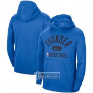 Sudaderas con Capucha Oklahoma City Thunder Performance Practice 2021-22 Azul