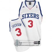 Camiseta 76ers Iverson Blanco
