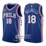 Camiseta 76ers Marco Belinelli Icon 76er 2017-18 Azul