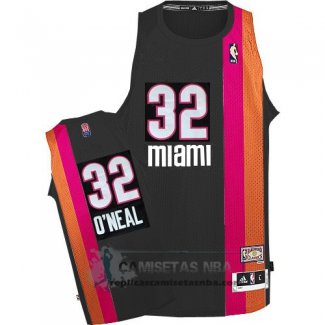 Camiseta ABA Heats O'Neal Negro