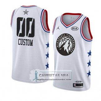 Camiseta All Star 2019 Minnesota Timberwolves Personalizada Blanco