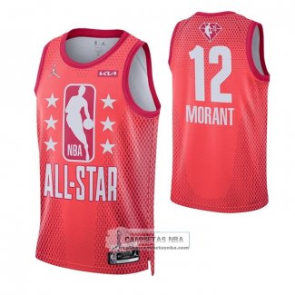 Camiseta All Star 2022 Memphis Grizzlies Ja Morant NO 12 Granate