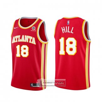 Camiseta Atlanta Hawks Solomon Hill Icon 2020-21 Rojo