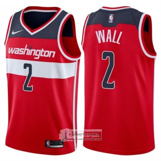 Camiseta Autentico Wizards Wall 2017-18 Rojo