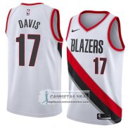 Camiseta Blazers Ed Davis Association 2018 Blanco