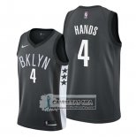 Camiseta Brooklyn Nets Jaylen Hands Statement 2019-20 Negro