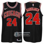 Camiseta Bulls Lauri Markkanen Statement 2017-18 Negro