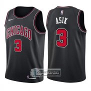 Camiseta Bulls Omer Asik Statement 2017-18 Negro