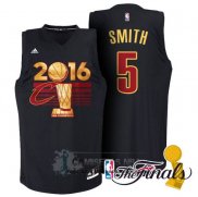 Camiseta Campeon Final Cavaliers JR Smith 2016 Negro