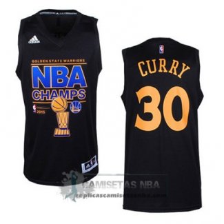 Camiseta Campeon Final Warriors Curry 2015 Negro