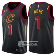 Camiseta Cavaliers Derrick Rose Statement 2017-18 Negro