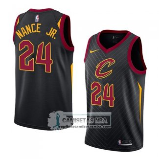 Camiseta Cavaliers Larry Nance Jr. Statement 2018 Negro