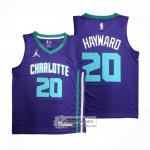 Camiseta Charlotte Hornets Gordon Hayward NO 20 Statement 2020-21 Violeta