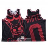 Camiseta Chicago Bulls Coby White Mitchell & Ness Big Face Negro