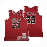 Camiseta Chicago Bulls Michael Jordan NO 23 Autentico 1997-98 Rojo