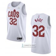 Camiseta Cleveland Cavaliers Dean Wade NO 32 Association 2022-23 Blanco