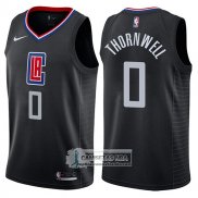 Camiseta Clippers Sindarius Thornwell Statement 2017-18 Negro