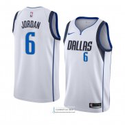 Camiseta Dallas Mavericks Deandre Jordan Association 2018-19 Bla