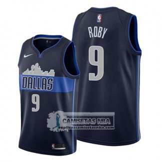 Camiseta Dallas Mavericks Isaiah Roby Statement Azul