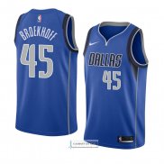 Camiseta Dallas Mavericks Ryan Broekhoff Icon 2018 Azul