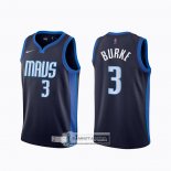 Camiseta Dallas Mavericks Trey Burke Earned 2020-21 Azul