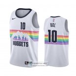 Camiseta Denver Nuggets Bol Bol Ciudad Blanco