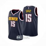Camiseta Denver Nuggets Nikola Jokic NO 15 Icon 2024-25 Azul