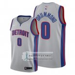 Camiseta Detroit Pistons Andre Drummond Statement Gris