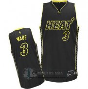 Camiseta Electricidad Moda Heats Wade Negro