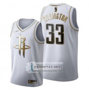 Camiseta Golden Edition Houston Rockets Robert Covington 2019-20 Blanco