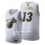 Camiseta Golden Edition Miami Heat Bam Adebayo Blanco