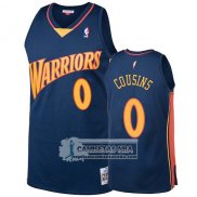 Camiseta Golden State Warriors Demarcus Cousins 2009-10 Hardwood Classics Azul