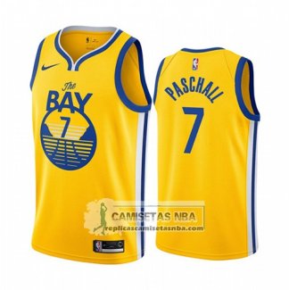 Camiseta Golden State Warriors Eric Paschall Statement The Bay Oro