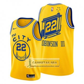 Camiseta Golden State Warriors Glenn Robinson III Hardwood Classics Oro