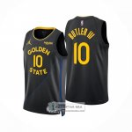 Camiseta Golden State Warriors Jimmy Butler III NO 10 Statement 2024-25 Negro