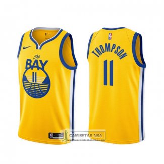 Camiseta Golden State Warriors Klay Thompson Statement 2019-20 Oro