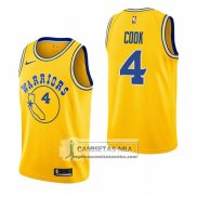 Camiseta Golden State Warriors Quinn Cook Hardwood Classic 2018-