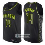 Camiseta Hawks Dewayne Dedmon Ciudad 2017-18 Negro