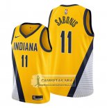 Camiseta Indiana Pacers Domantas Sabonis Statement Edition Amarillo